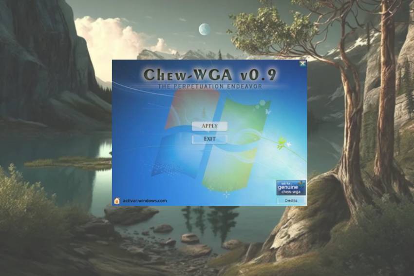 crack Windows 7 Chew wga